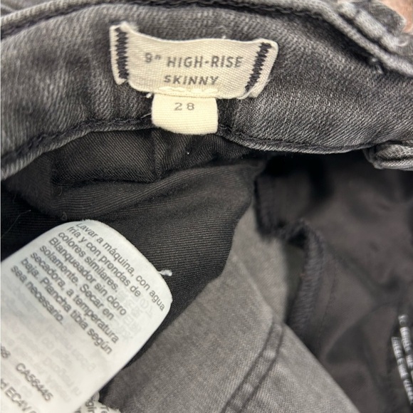 Madewell Black Sea Distressed Skinny Jeans - Picture 6 of 8